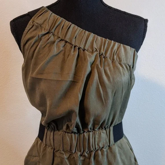 Anthropologie one-shoulder jumpsuit - Picture 2 of 3